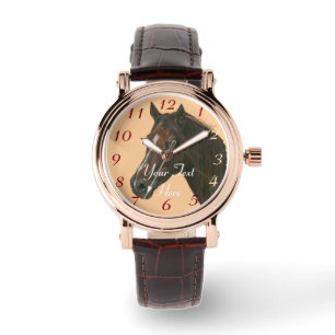 Pferdemalerei Armbanduhr