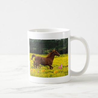 Pferdemamma und -baby kaffeetasse