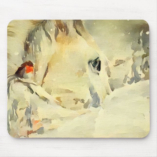 Pferdemauspad Mousepad (Vorne)