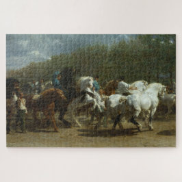 Pferdemesse (von Rosa Bonheur) Puzzle