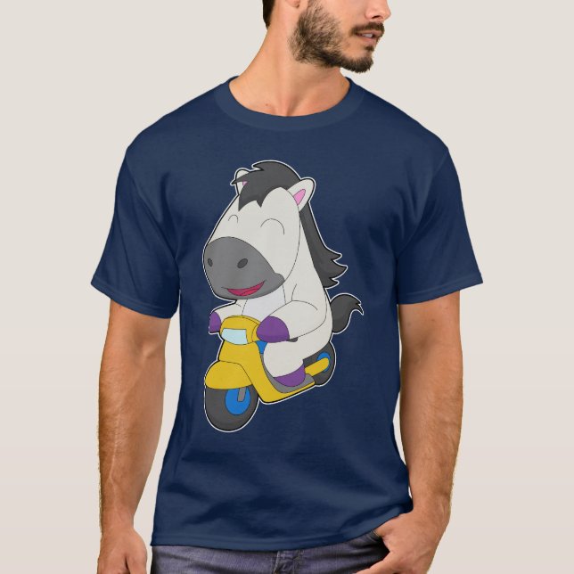 Pferdemotorrad T-Shirt (Vorderseite)