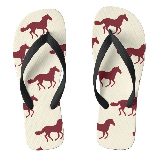 Pferdemuster Flip Flops (Fußbett)