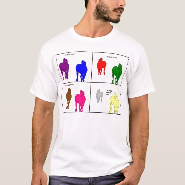 PFERDEpartei T-Shirt (Vorderseite)