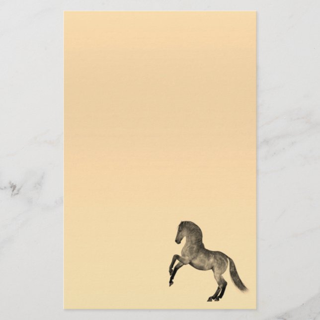 Pferdepasten-Stationery Briefpapier (Vorderseite)