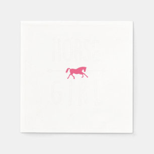 Pferdepferde Farm Cowgirl Rider Geschenk Serviette