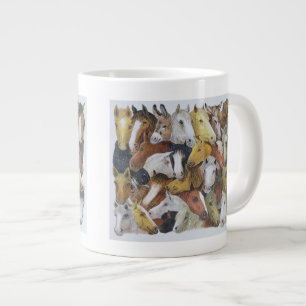 Pferdepferde Jumbo-Tasse