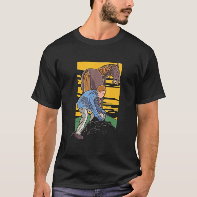 Pferdepfleger T-Shirt (Vorderseite)