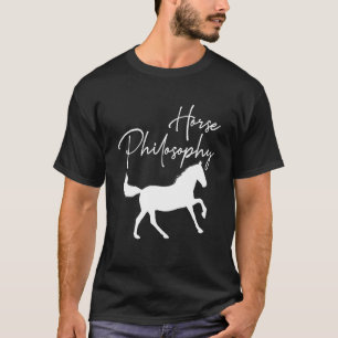 Pferdephilosophie Riding Animal Western White Styl T-Shirt