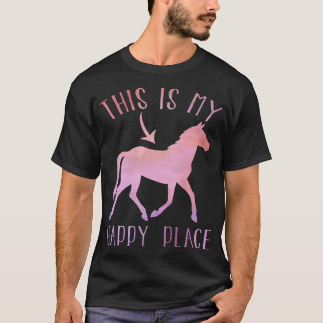 Pferdeponieshow springt T-Shirt (Vorderseite)