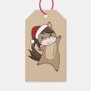 Pferdepony Weihnachtsschnee Wintertiere Pferde Gi Geschenkanhänger