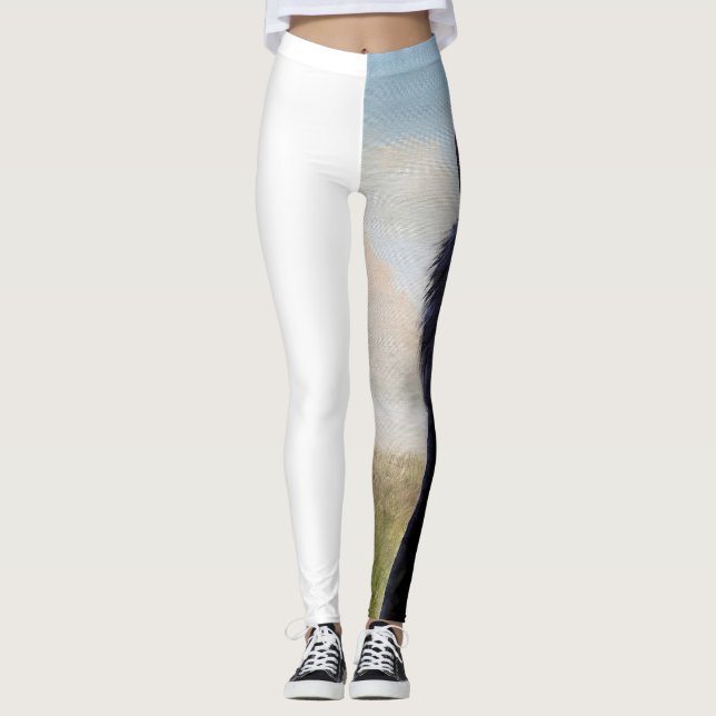Pferdeportrait Majestät Schönheit Stärke Vitalität Leggings (Vorderseite)