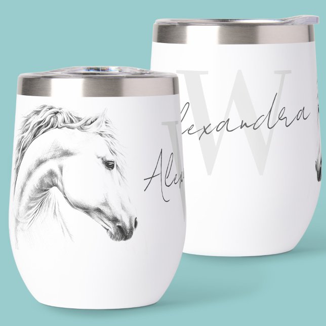 Pferdeportrait Tier zeichnend Reitkunst Name (Von Creator hochgeladen)