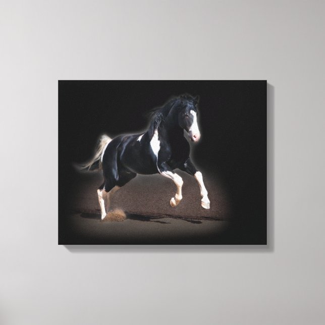 Pferdeportrait VIII Leinwanddruck (Vorderseite)
