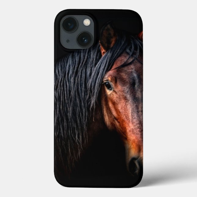 Pferdeporträt VII Case-Mate iPhone Hülle (Rückseite)