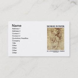 PferdePower ist- eine wunderbare Sache (Da- Visitenkarte