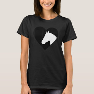 Pferdepräsenz für Mädchen Frauen, die Pferde Liebe T-Shirt