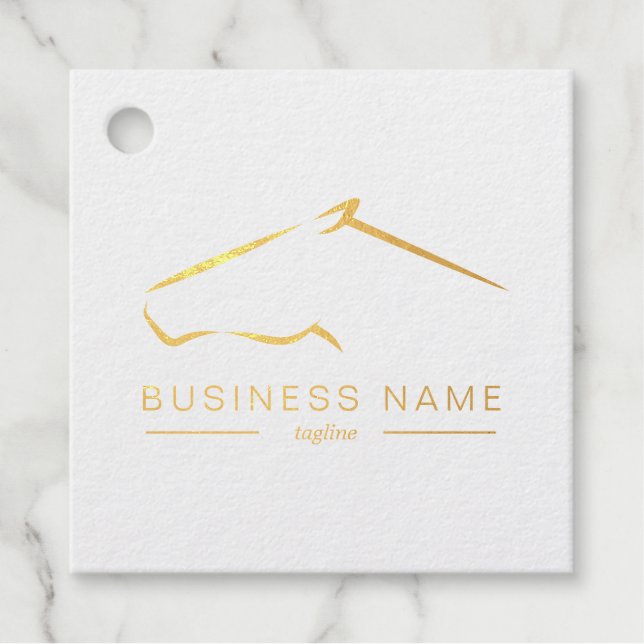 Pferderasse | Pferdefarm Geschenkanhänger (Vorderseite)