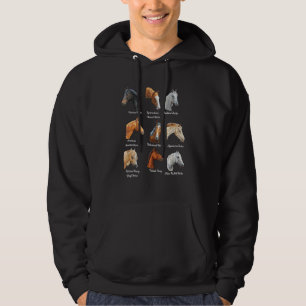 Pferderassen Reitsport Reiten Mädchen Frau Hoodie