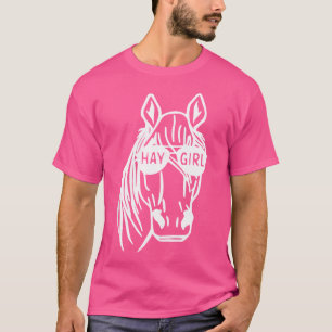 Pferdereiten Cowgirl Landwirtschaft Stute Liebhabe T-Shirt