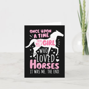 Pferdereiten - Ein Mädchen, das Pferde liebt - Rei Karte