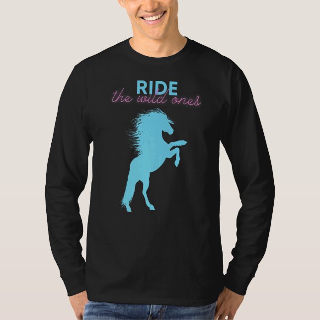 Pferdereiten T-Shirt (Vorderseite)