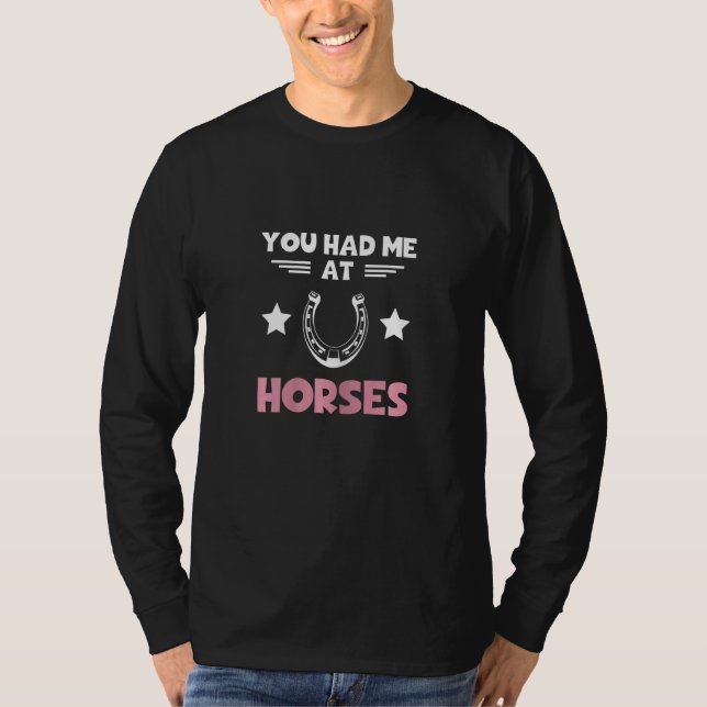 Pferdereiten T-Shirt für Reiter (Vorderseite)