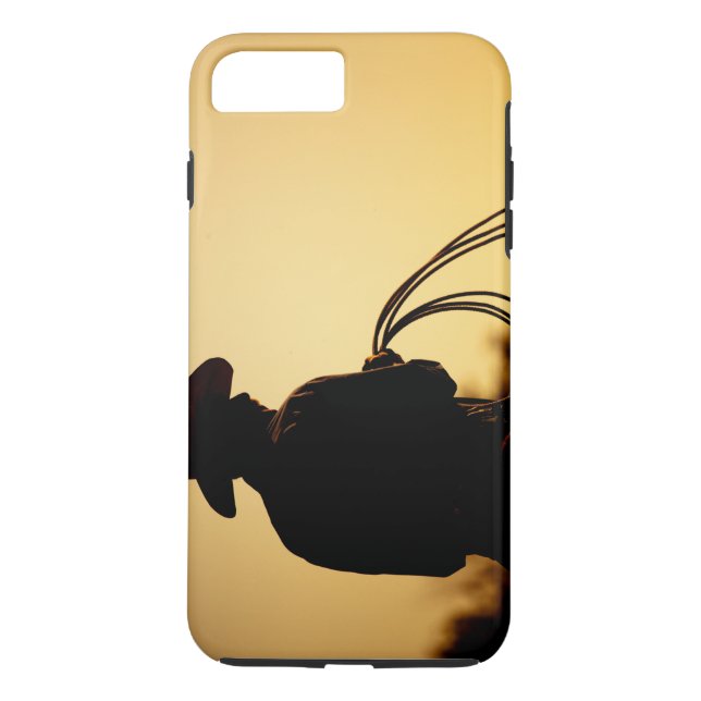 Pferdereiten und Seil in den Sonnenuntergang Case-Mate iPhone Hülle (Rückseite)