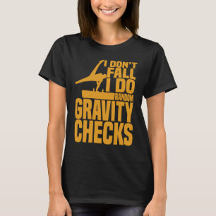 Pferdereiten Zufällige Schwerkraftkontrollen Pferd T-Shirt