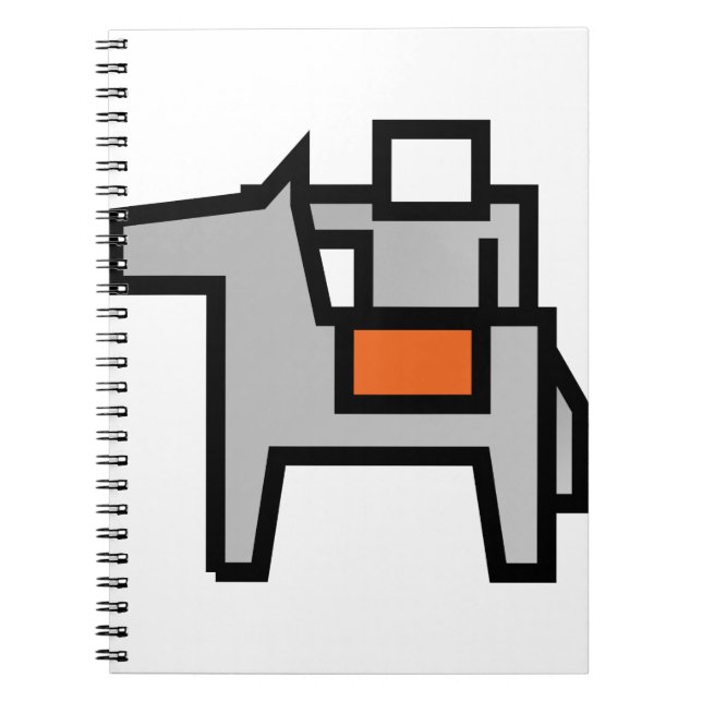 Pferdereiter 1 notizblock (Vorderseite)