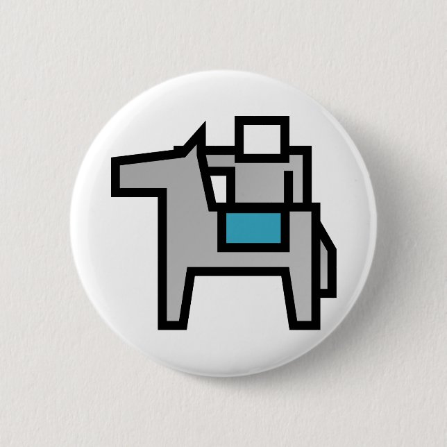 Pferdereiter 2 button (Vorderseite)