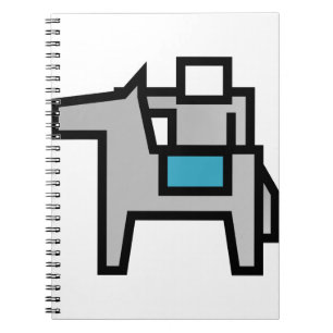 Pferdereiter 2 notizblock