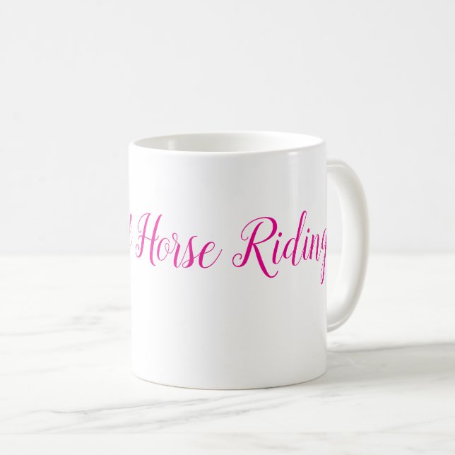 Pferdereitkönigin Kaffeetasse (VorderseiteRechts)
