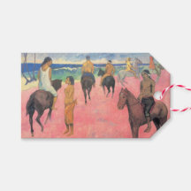 Pferderennen am Strand von Tahiti (von Gaugin)