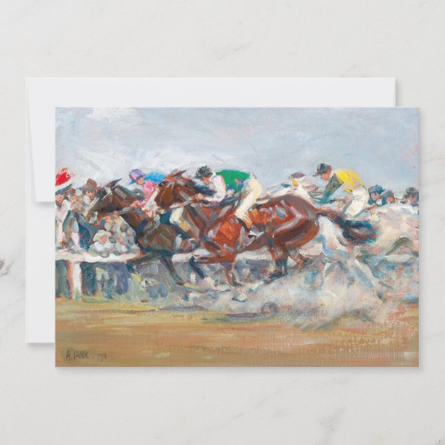Pferderennen | Angelo Jank (Vorderseite)