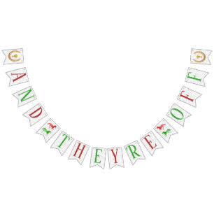 Pferderennen Derby Party Pferde und sie sind weg Wimpelkette