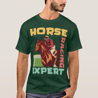 Pferderennen Epert Horseback Pferdereiten Vint T-Shirt