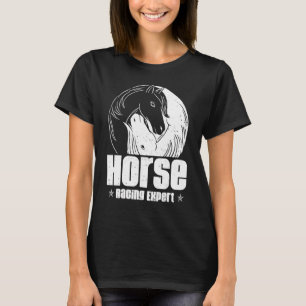 Pferderennen Experte Jokey Racer Derby Gallop für  T-Shirt