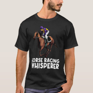 Pferderennen für Männer Frauen Pferderennfahrer Jo T-Shirt