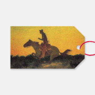 Pferderennen gegen den Sonnenuntergang (von Reming Geschenkanhänger