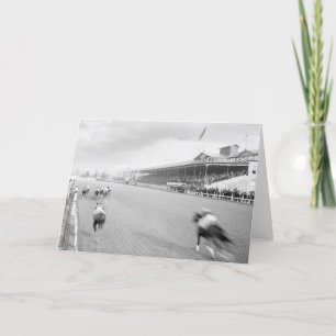 Pferderennen in New Orleans, 1906 Karte