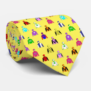 Pferderennen Jockey Silks Krawatte