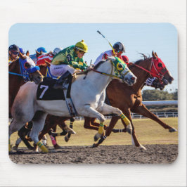 Pferderennen Mousepad