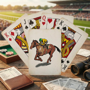 Pferderennen-Spielkarten Spielkarten