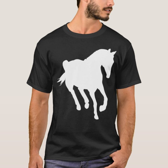 Pferderennen T-Shirt (Vorderseite)