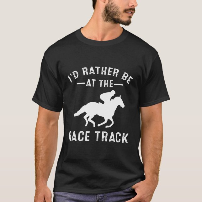 Pferderennen T-Shirt (Vorderseite)
