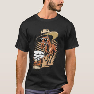 Pferderennen-Tag-Fans T-Shirt
