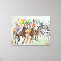 Pferderennen Turn Expressionist