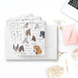 Pferderenngeschenke für Mädchen personalisiert Bewerbungsmappe