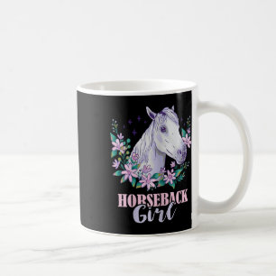 Pferderücken Girl Horseback Reitsport Reiten Kaffeetasse