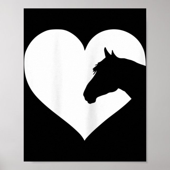 Pferdeschengeschenk für Lieben Poster (Vorne)